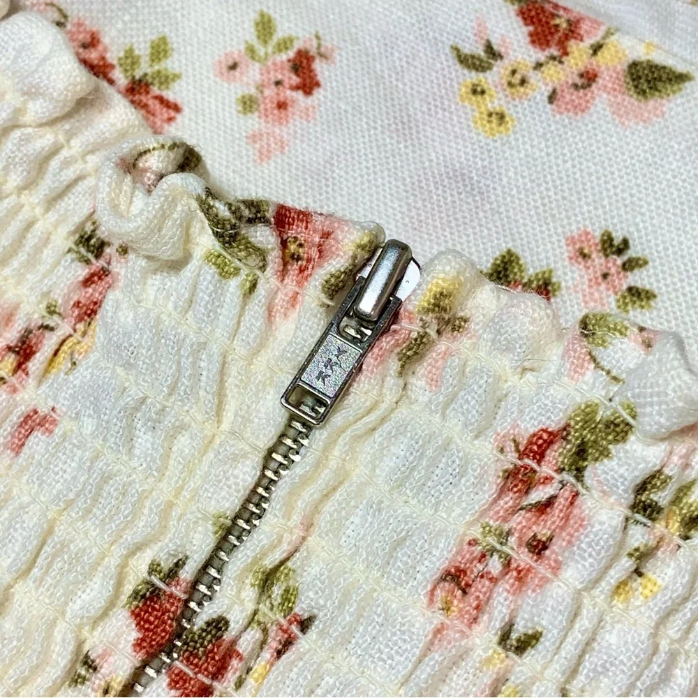 Reformation | Ava Ruffle Linen Mini Dress - Picture 6 of 15